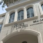 The exterior of Byrd Law Firm on Main Street, Sarasota, FL, near Sarasota County Courthouse