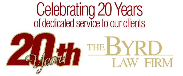 Byrd law Firm Celebrates 20 Years