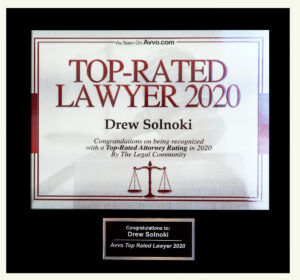 Avvo Top Rated Lawyer Drew Solnoli Family Law Criminal Defense DUI Attorney
